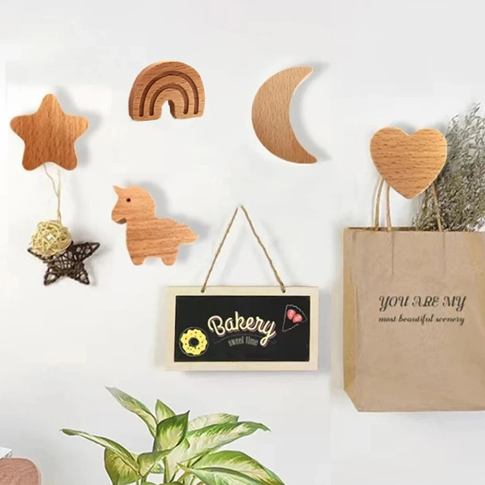 Woodland Hooks - Playful Shapes for Kids’ Rooms