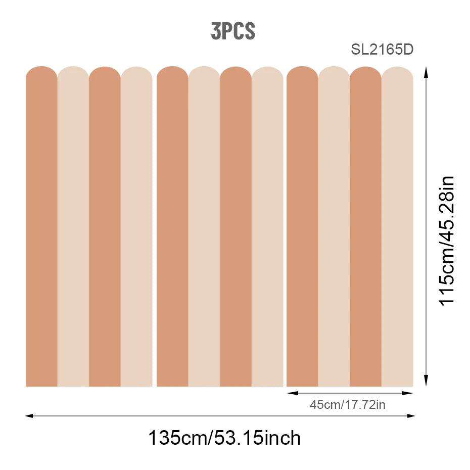 Playful Scallop Wallpaper - Easy Peel & Stick Design