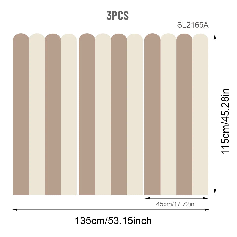 Playful Scallop Wallpaper - Easy Peel & Stick Design