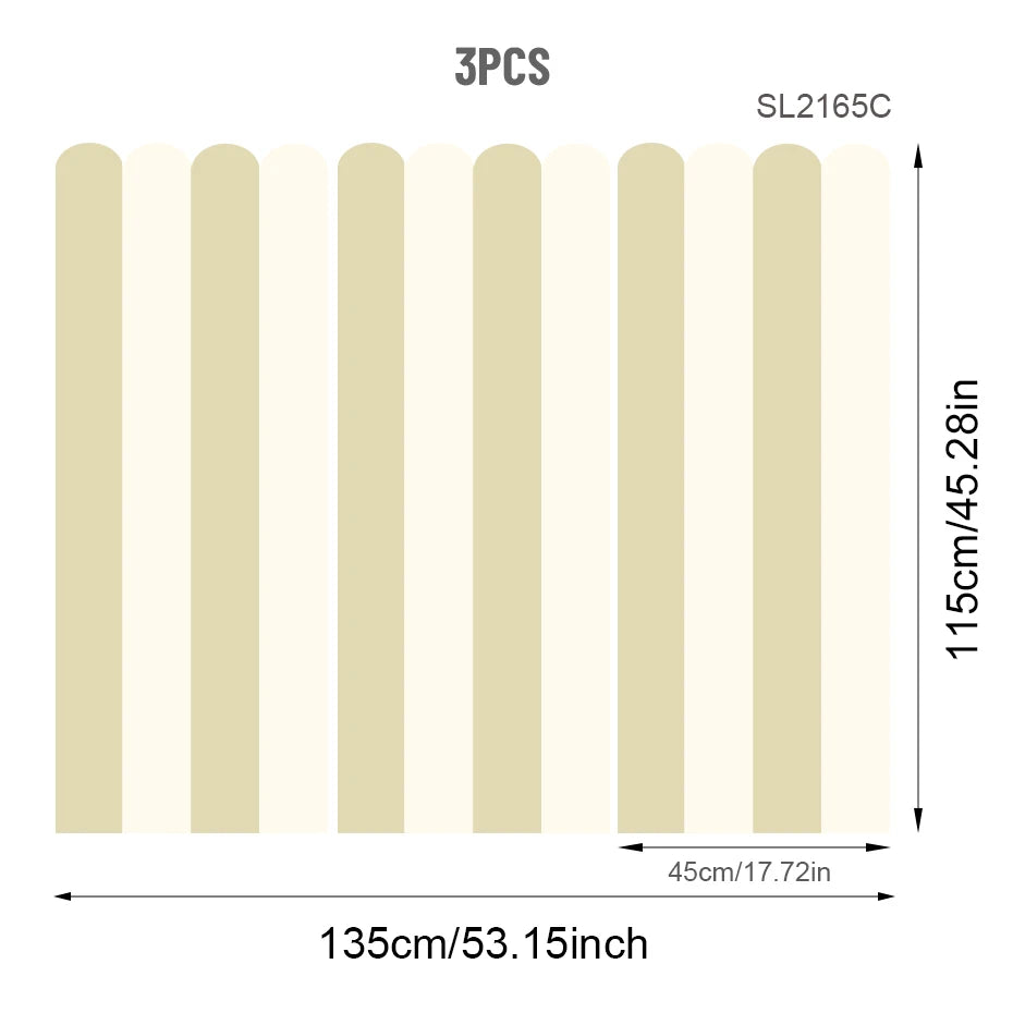 Playful Scallop Wallpaper - Easy Peel & Stick Design