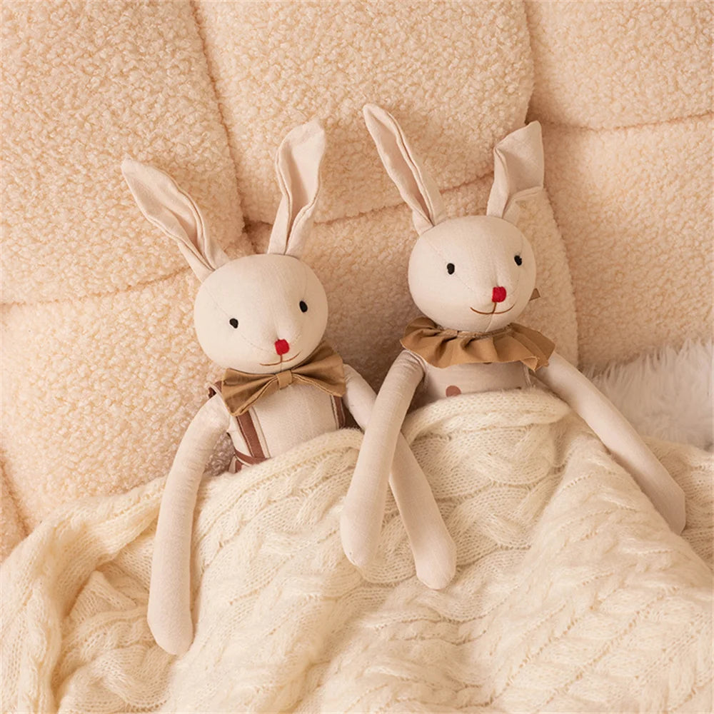 Soft Cloth Dolls - Cuddly Bunny, Bear & Cat Companions