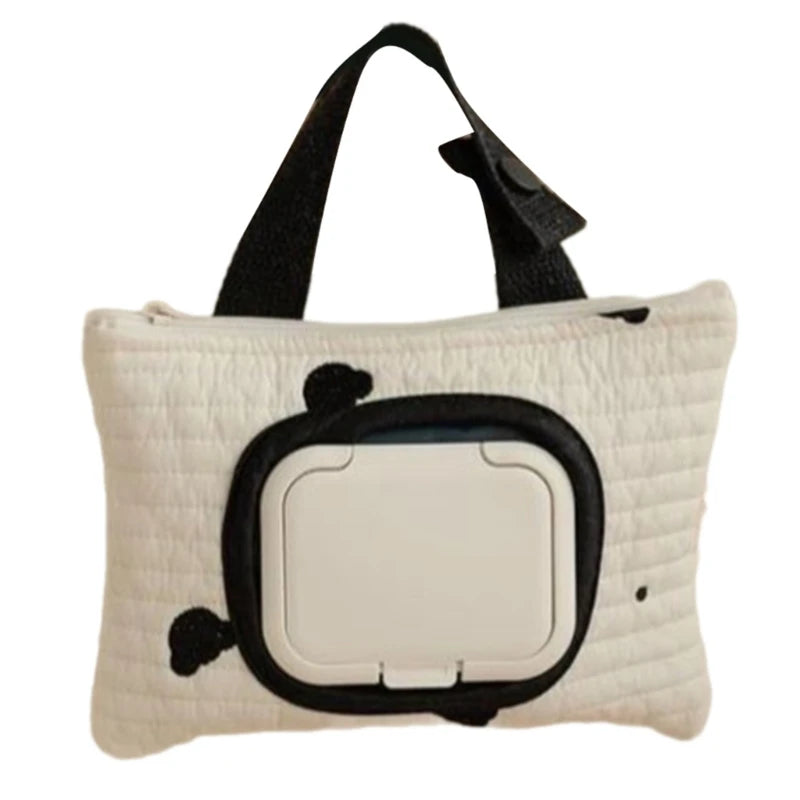 Quilted Baby Wipes Pouch – Cozy Nursery Essential for Parents