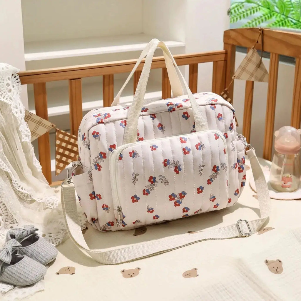 Quilted Mommy Bag – Cozy Everyday Diaper Organizer