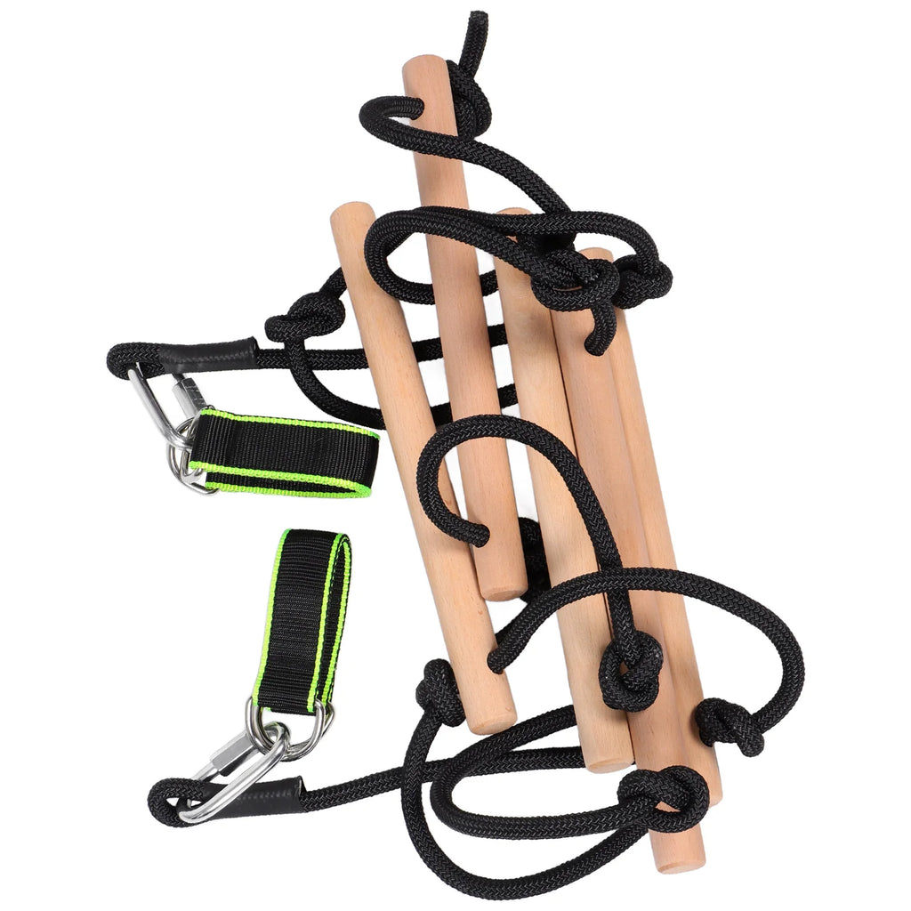 Wooden Climbing Frame Rope Ladder Playset Outdoor Playground Equipment Toddler Toy Swing Set For Kids Ladders Playgrounds