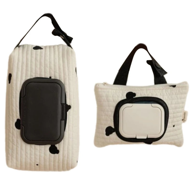 Quilted Baby Wipes Pouch – Cozy Nursery Essential for Parents
