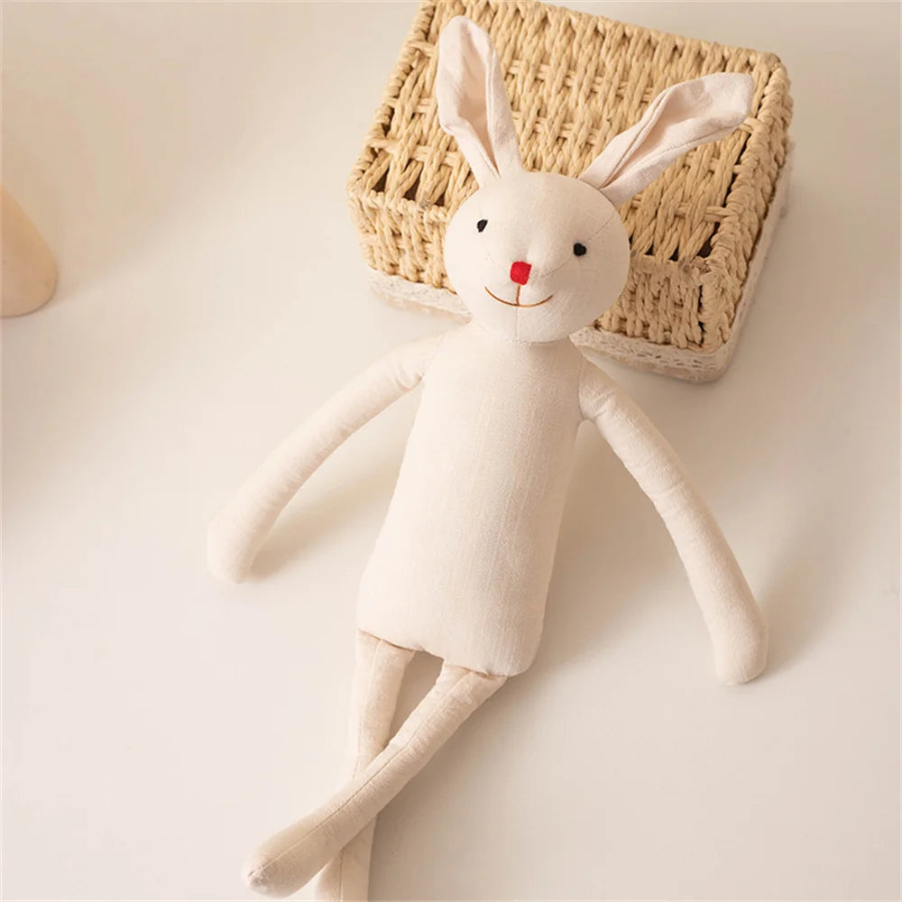 Soft Cloth Dolls - Cuddly Bunny, Bear & Cat Companions