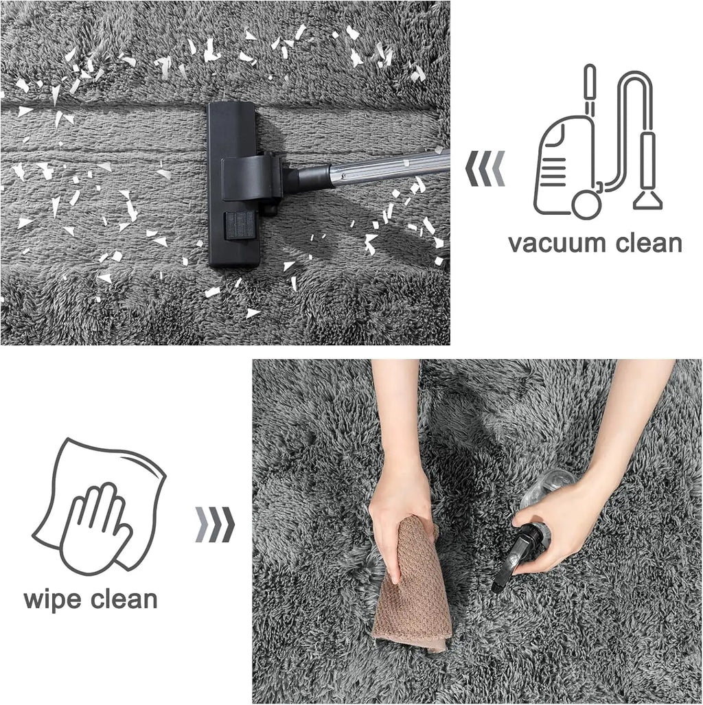 Ultra-Soft Plush Rug - Warm Comfort for Living & Kids Rooms