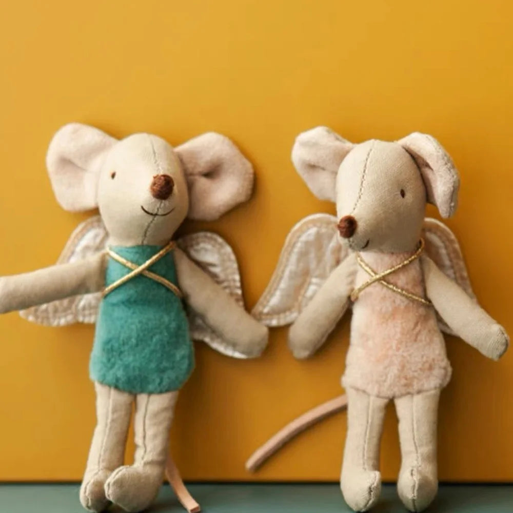 Nordic Angel Mouse Doll – Whimsical Gift for Little Ones