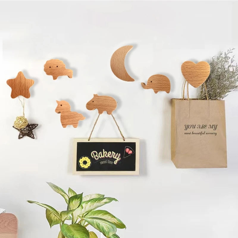 Woodland Hooks - Playful Shapes for Kids’ Rooms
