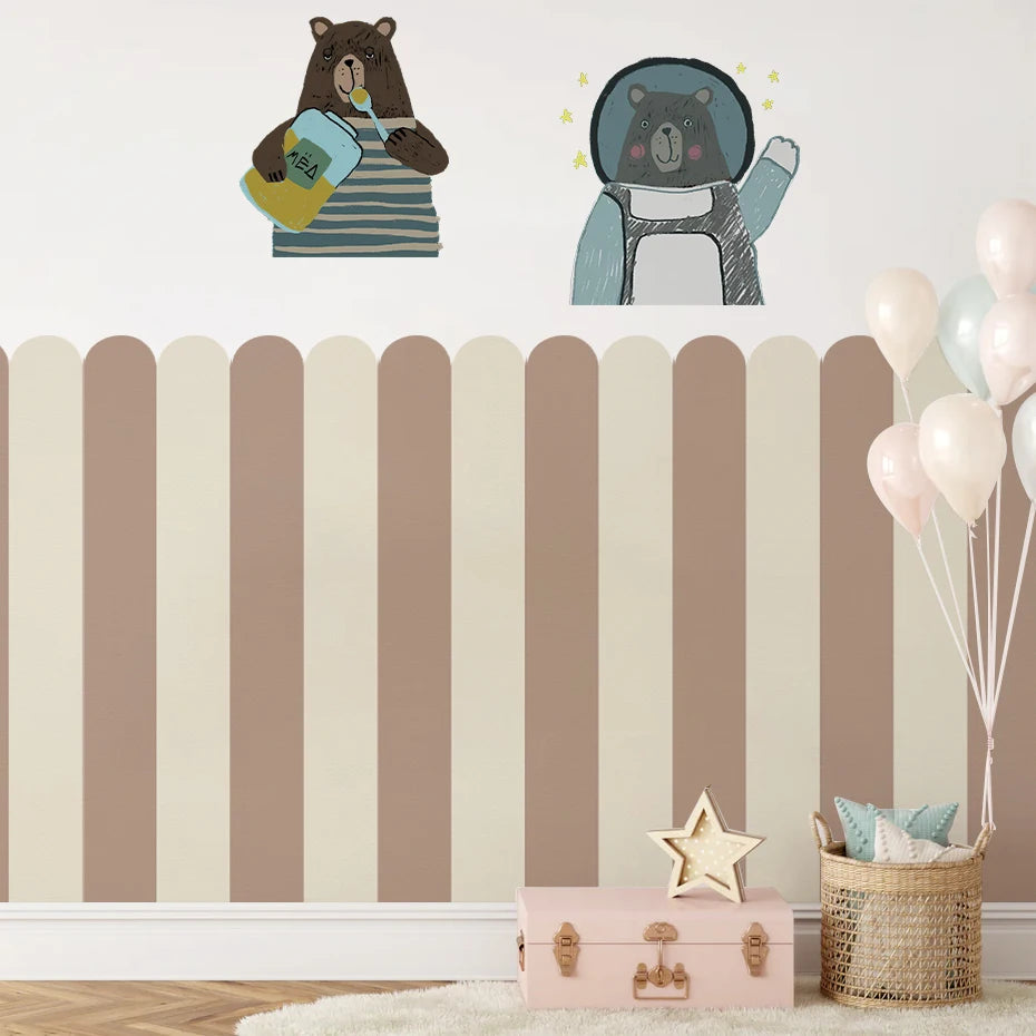 Playful Scallop Wallpaper - Easy Peel & Stick Design