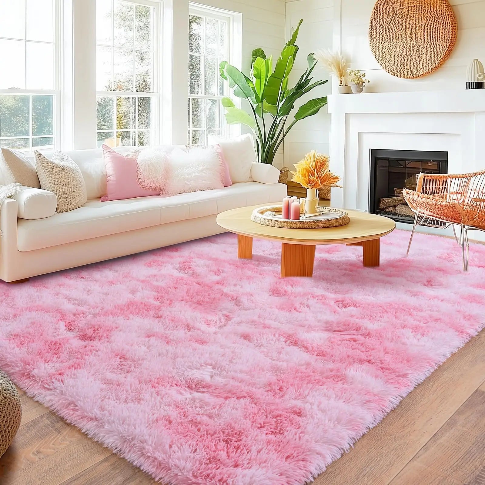 Ultra-Soft Plush Rug - Warm Comfort for Living & Kids Rooms