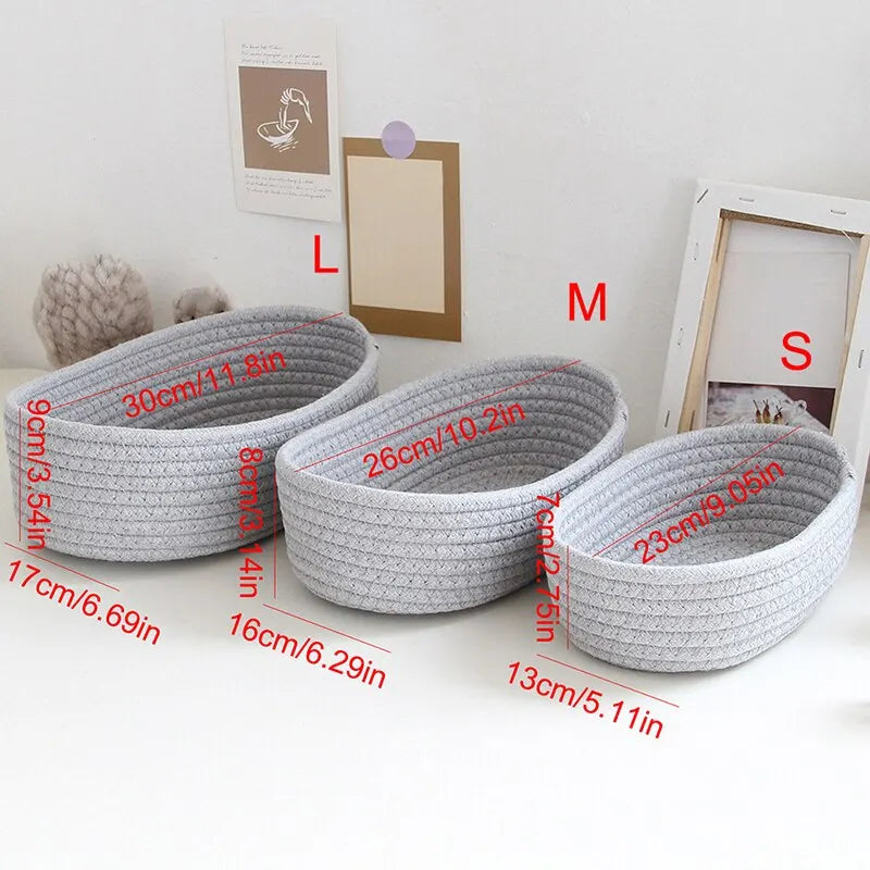 Soft Gray Baskets - Stylish Storage for Kids’ Rooms