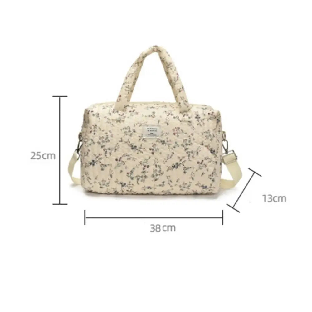 Floral Mommy Diaper Bag - Roomy, Pretty & Travel-Ready