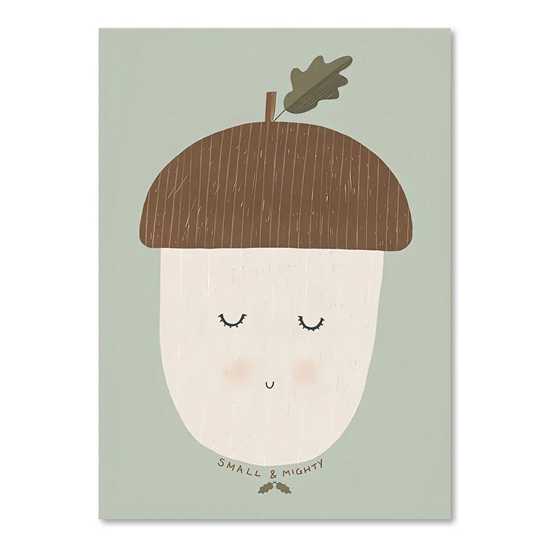 Adorable Animal Wall Art - Sweet Nordic Decor for Kids