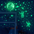 Space Adventure Glow Stickers - Astronauts, Stars & Moon Magic
