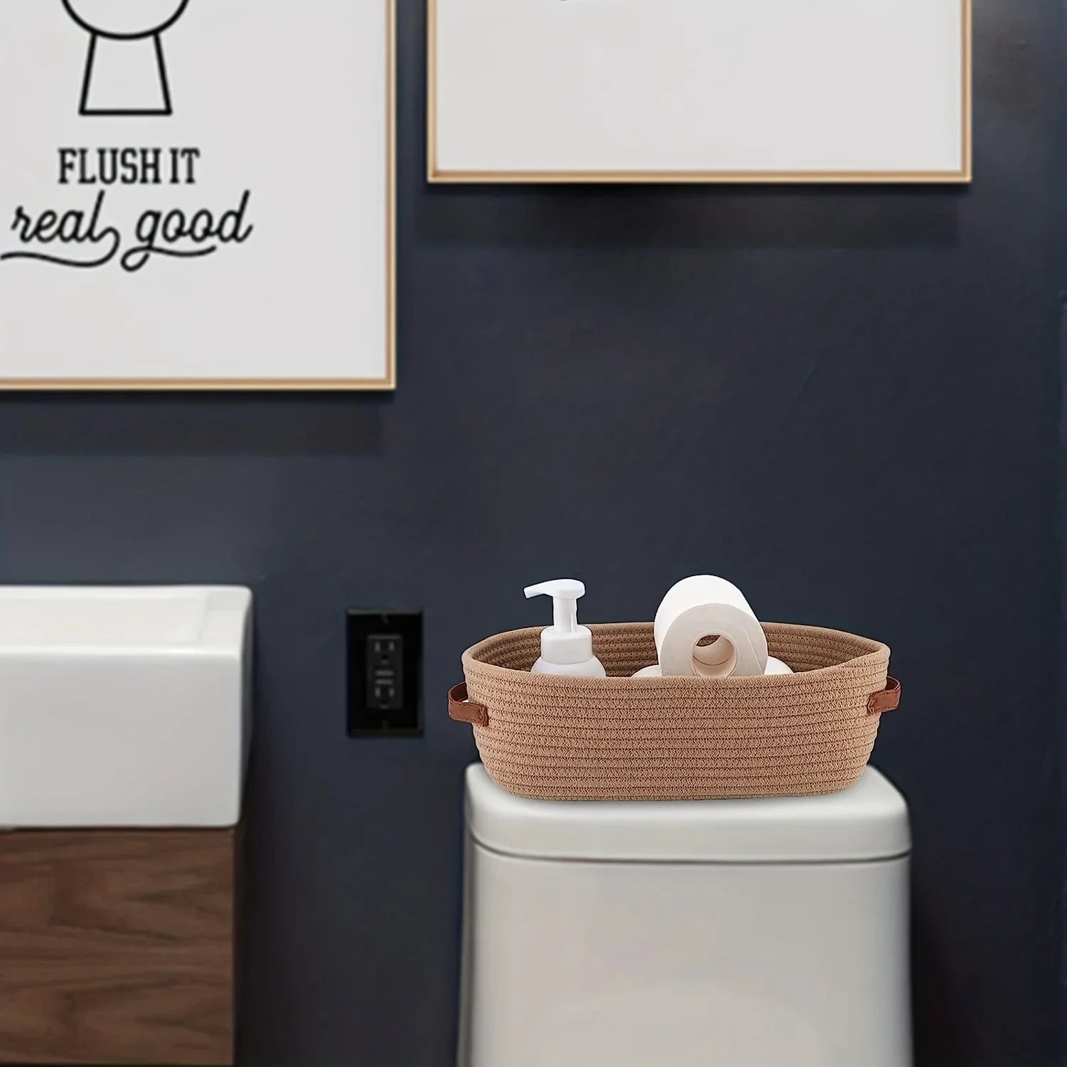 Cozy Woven Basket - Perfect for Toys or Tiny Treasures