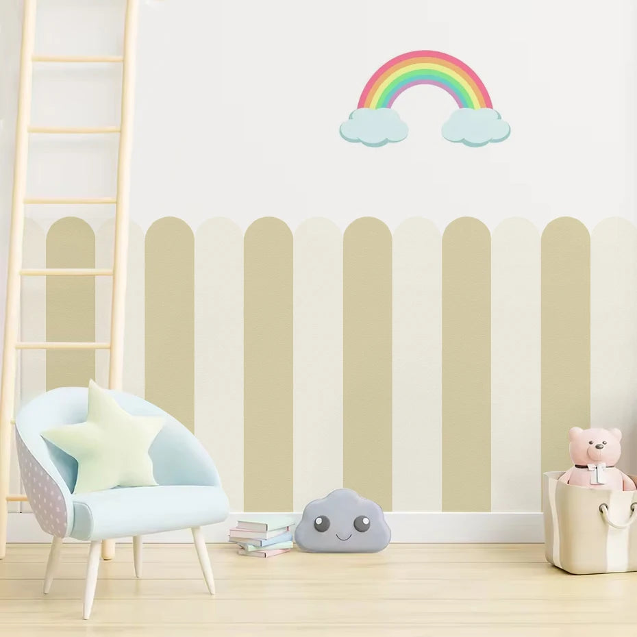Playful Scallop Wallpaper - Easy Peel & Stick Design