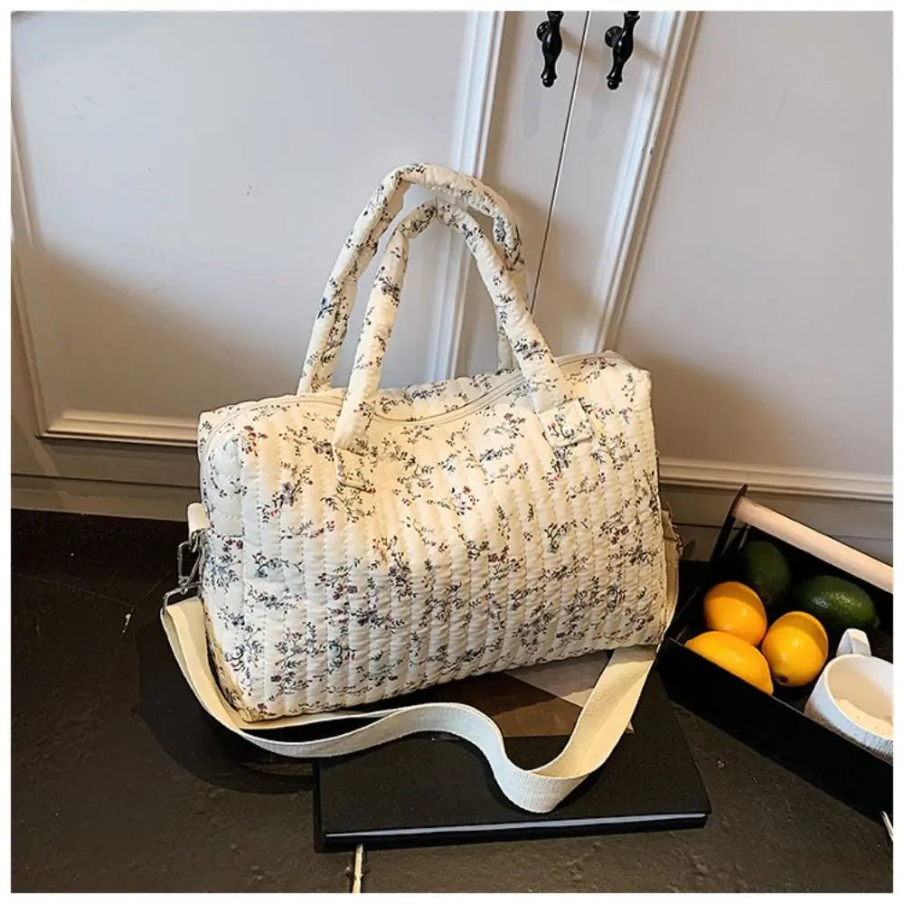 Floral Mommy Diaper Bag - Roomy, Pretty & Travel-Ready